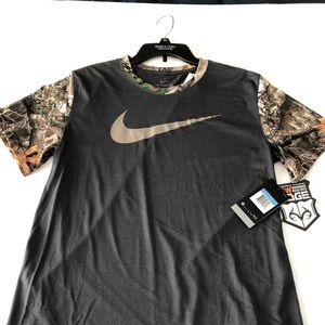 Nike Dri-Fit Short Sleeve Anti-Odor Realtree Shirt Camo